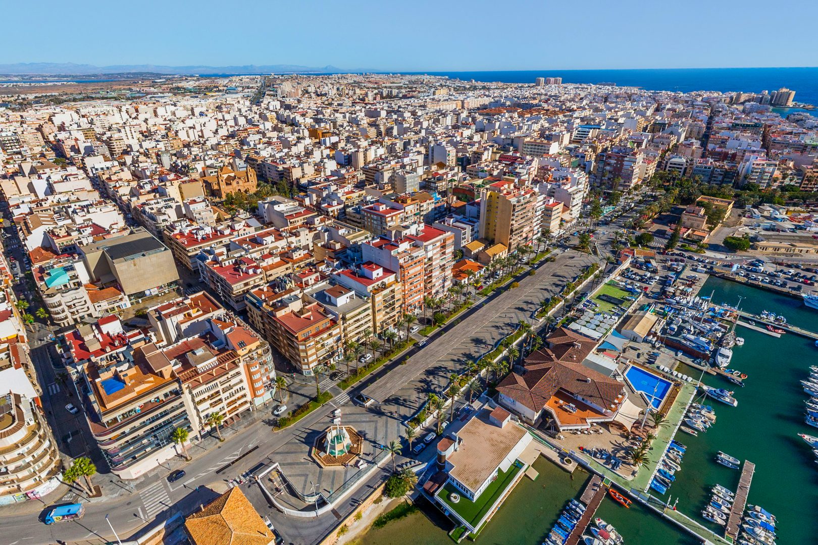 Torrevieja yacht harbor Club Nautico marina boats